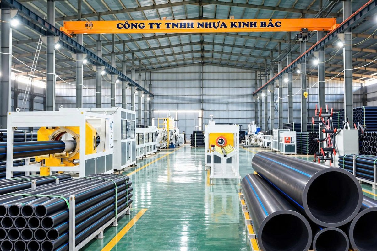 Nhà máy sản xuất ống HDPE Stropipe